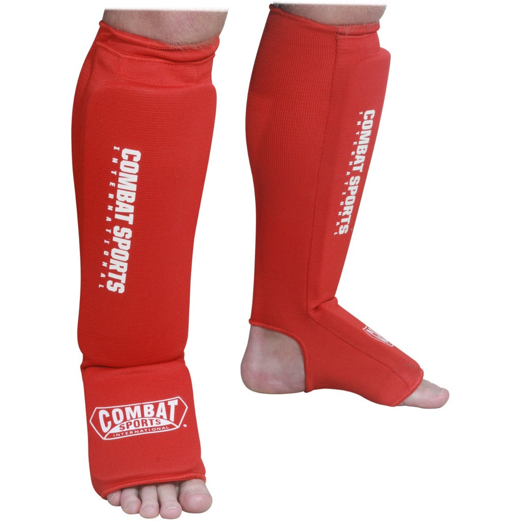 Combat Sports Washable MMA Elastic Cloth Shin & Shin Instep Padded Gua –  Full Contact Sports