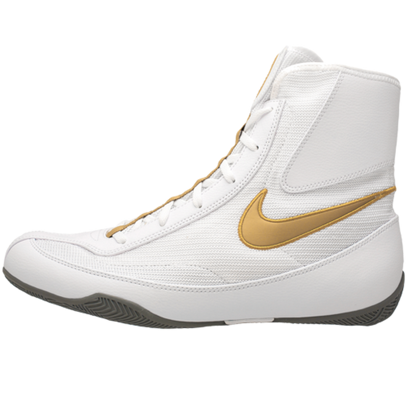 Nike white 2025 boxing shoes