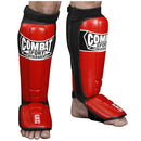 Combat Sports Pro Style MMA Shin Guards (Leather) - Full Contact Sports